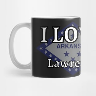 I LOVE Lawrence | Arkensas County Mug